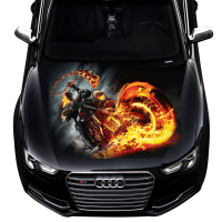 3д наклейка на капот 3D TUNING STUDIO Примарний гонщик 1200х1500х0.080мм