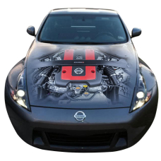 Наклейка на капот 3D TUNING STUDIO Ніссан 1350х1600х0.14мм