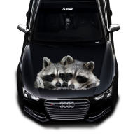Наклейка на капот 3D TUNING STUDIO Єноти 1200х1500х0.080мм