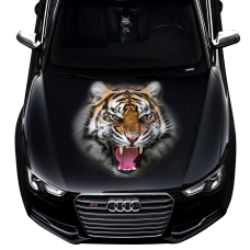 Наклейка на капот 3D TUNING STUDIO тигр гарчить 1200х1500х0.080мм