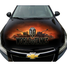 Наклейка на капот 3D TUNING STUDIO World of tanks 2 1200х1500х0.080мм