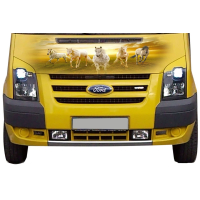 Наклейка на капот мікроавтобуса 3D TUNING STUDIO Коні 1650х750х0.080мм