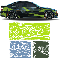 Камуфляж на авто 3D TUNING STUDIO Міський СЗТЗ 4410х980х0,060мм
