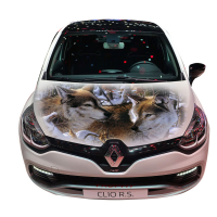 Наклейка на капот 3D TUNING STUDIO Вовки Зима 1500х1200х0.080мм