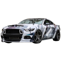 Камуфляж на авто 3D TUNING STUDIO Мустанг GBM 5680х980х0.060мм