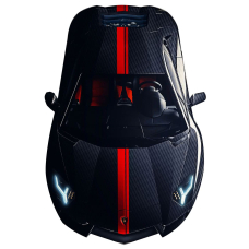 Смуги на авто 3D TUNING STUDIO RED 3540х130х0.14мм