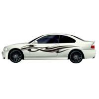 Смуги на двері авто 3D TUNING STUDIO Brown 2100х880х0.15мм