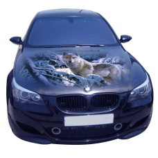 Наклейка на капот 3D TUNING STUDIO вовк W 1200х1500х0.080мм
