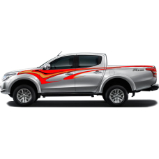 Смуги на авто 3D TUNING STUDIO Mitsubishi l200 9230х560х0.15мм