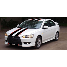 Смуги на авто 3D TUNING STUDIO ЧК.О 1350х150мм=6штук