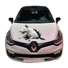 Наклейка на капот 3D TUNING STUDIO Бультер’єр 680х800х0.15мм