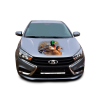 Наклейка на капот 3D TUNING STUDIO Качки 1550х1150х0.080мм