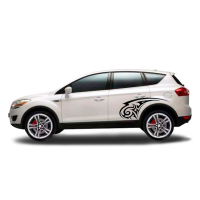Наклейки смуги на крила авто 3D TUNING STUDIO КР-10 1100х450х0.060мм=2штуки