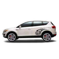 Наклейки смуги на крила авто 3D TUNING STUDIO КР-10 1100х450х0.060мм=2штуки