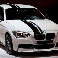 Смуги на авто 3D TUNING STUDIO Чорні RMR 4800х170х0.060мм