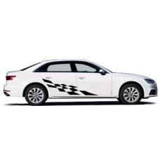Смуги на авто 3D TUNING STUDIO Шахи BL 2600х400х0.060мм