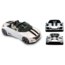 Смуги на авто 3D TUNING STUDIO BLK2 4000х130х0.060мм