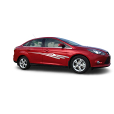 Смуги на авто 3D TUNING STUDIO Volna 2000х320х0.060мм=2штуки