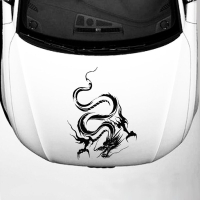 Наклейка на капот авто 3D TUNING STUDIO Дракон В 880х680х0.060мм