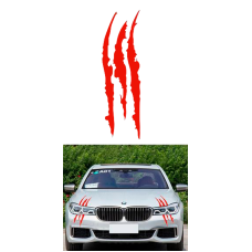 Смуги на авто 3D TUNING STUDIO Подряпини 6к 400х240х0.060мм