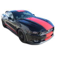 Смуги на авто 3D TUNING STUDIO Ford mustang червоні 4200х440х0.060мм