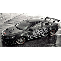 Смуги на двері авто 3D TUNING STUDIO Звір 2000х980х0.060м