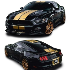 Смуги на форд мустанг 3D TUNING STUDIO Золотисті 2100х1000х0.060мм