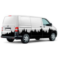 Наклейки смуги на авто 3D TUNING STUDIO Ліс 10794х898х0.15мм