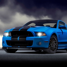 Смуги на авто 3D TUNING STUDIO Ford Mustang BLACK-GL 4200х500х0.060мм