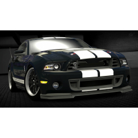 Смуги на форд мустанг 3D TUNING STUDIO White D 4200х500х0.060мм