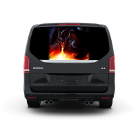 Наклейка на заднє скло 3D TUNING STUDIO Дракон 1480х700х0.18мм