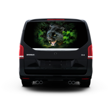3д наклейка на заднє скло 3D TUNING STUDIO Пантера Pantera GRN 1480х700х0.18мм