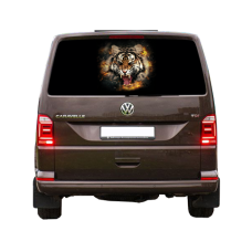 3д наклейка на заднє скло 3D TUNING STUDIO Tiger-5 1498х700х0.18мм