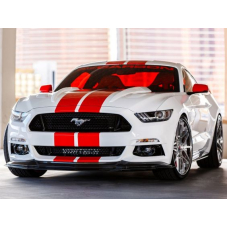 Смуги на авто 3D TUNING STUDIO Форд мустанг Red Double 4200х500х0.060мм