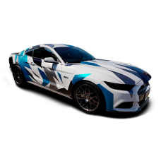 Геометричний камуфляж на авто 3D TUNING STUDIO Shelby 4500х980х0.060мм