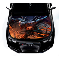 3д наклейка на капот 3D TUNING STUDIO Абстракція 1200х1500х0.080мм