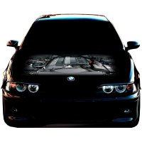 3д наклейка на капот 3D TUNING STUDIO БМВ Е39 1680х1490х0.080мм