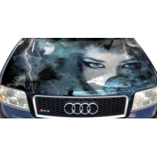 Наклейка на капот 3D TUNING STUDIO Блискавка ДД 1200х1500х0.080мм