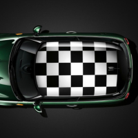 Наклейка на дах міні купер 3D TUNING STUDIO Шахи 1300х1850х0.14мм