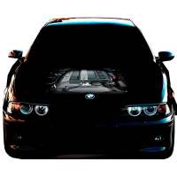 Наклейка на капот 3D TUNING STUDIO БМВ Е39 1680х1490х0.080мм
