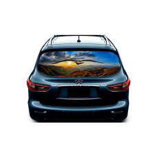 3д наклейка на заднє скло 3D TUNING STUDIO Орел 1480х700х0.18мм