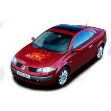 Наклейка на капот 3D TUNING STUDIO Вогненна квітка R 1500х1200х0.080мм