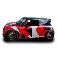Камуфляж на авто геометричний 3D TUNING STUDIO Міні Купер 6000х980х0.060мм