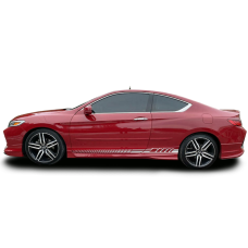 Смуги на двері авто 3D TUNING STUDIO Штрих срібло 1000х400х0.060мм