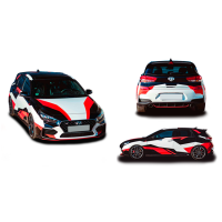 Камуфляж на авто 3D TUNING STUDIO Геометричний Хетчбек 4800х1200х0.14мм