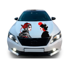 Наклейка на капот 3D TUNING STUDIO Toyota Гейші 1500х1200х0.080мм