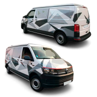 Камуфляж на мікроавтобус 3D TUNING STUDIO Фольксваген Геометричний 7950х980х0.060мм
