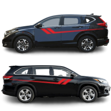 Смуги на двері авто 3D TUNING STUDIO Форсаж 1720х440х0.060мм