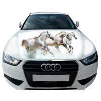 Наклейка на капот 3D TUNING STUDIO Трійка коней 1200х1500х0.080мм