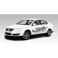 Наклейки смуги на авто 3D Tuning Studio Звір Ч 2000х980х0.060мм